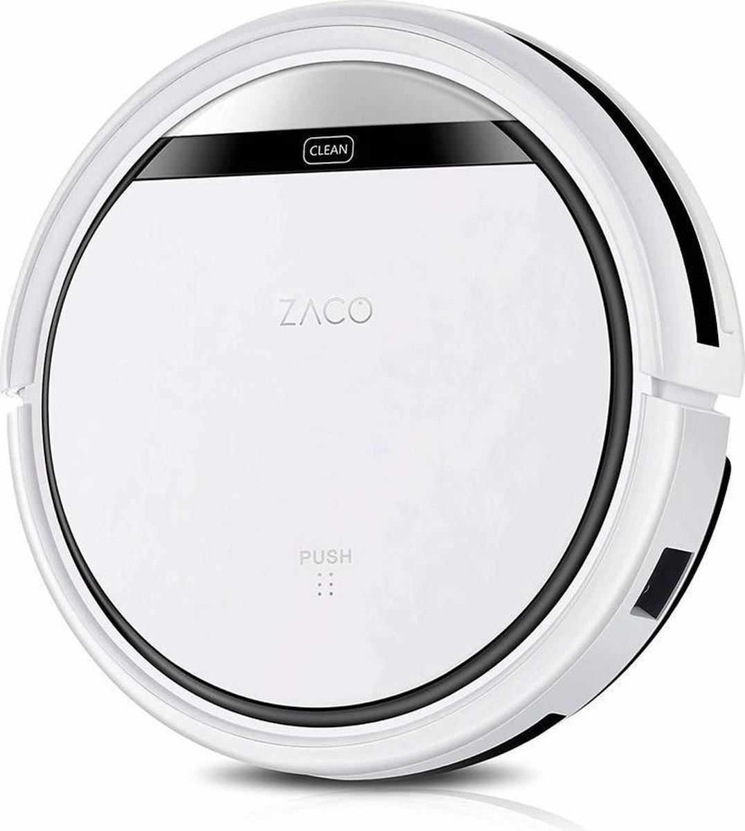 Zaco V3s Pro - Robotstofzuiger inclusie afstandsbediening - Wit