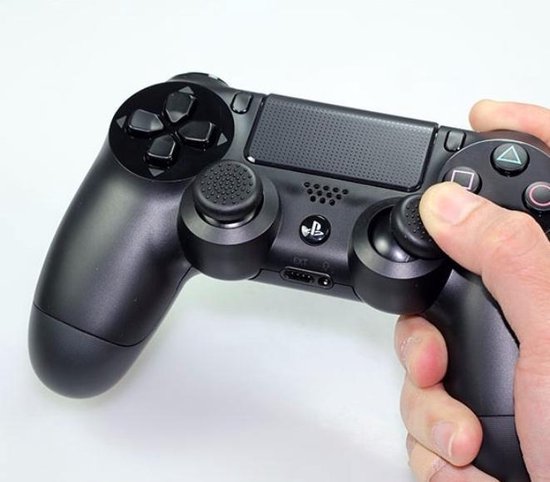 Thumb grips - 1 Paar = 2 Stuks - Zwart - Voor de volgende game consoles: PS3 - PS4 - PS5 - Xbox 360 - Xbox One - Thumbgrips - Gaming accessoires - Pro gaming - Playstation - Pro gaming set - Thumb grips voor controllers - Thumbs - Games - Pro gaming