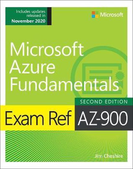 Boek cover Exam Ref AZ-900 Microsoft Azure Fundamentals van Jim Cheshire (Paperback)