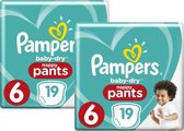 Pampers Baby-Dry Pants Luierbroekjes Maat 6 (15+ kg) - 38 stuks (2x19)