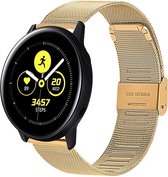 Luxe Milanese Loop Armband Geschikt Voor  Samsung Galaxy Watch Active2 44mm Horloge Bandje - Metalen Milanees Watchband Polsband - Stainless Steel Mesh Watch Band - Horlogeband - V
