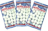 Power Mothballs environ 100 pièces blanches en sachet| Combattre les mites | Anti mites |