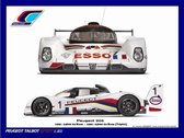 Wandbord 20x30 PEUGEOT 905 Le Mans R