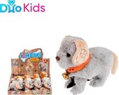 Duo Kids - Kunstof hondje / opwindbaar - Opwindbare pluche speelgoed 14cm