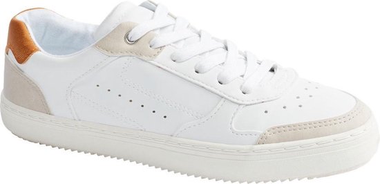 Graceland Dames Witte sneaker perforatie - Maat 40