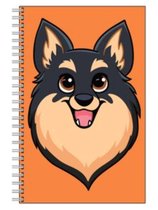 Dana Sheltie Notitieblok met het logo van @Dana_sheltie