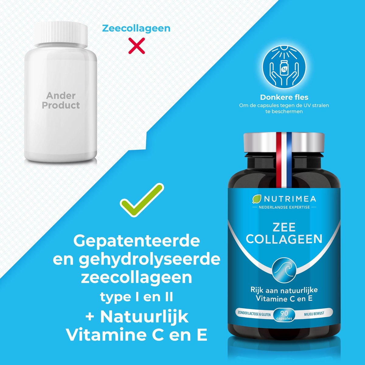 Collageen - Vitamine C en E – Nutrimea - 90 caps | bol.com