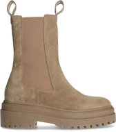 Sacha - Dames - Beige suède chelsea boots - Maat 39