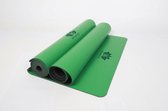 Om Namaste PU rubber Yogamat - mat voor yoga en fitness - Groen