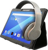 Point of View - 10" tablet/tablet 10 inch - 2GB+32GB - met 3G/WiFi/DUAL SIM/GPS/Bluetooth Android 10 Go Tablet met zwarte beschermhoes en grijze koptelefoon (geschikt voor Netflix en Disney+)