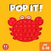 Gut Toy Pop it | Rode Krab |Stress Verlagend | Fidget Popper | Fidget Speelgoed | Fidget Toys Pop it Tiktok | Fidget Pad