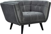 Interwonen - Fauteuil Oxford - Velvet - Grijs