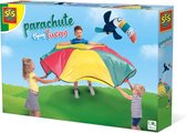 SES - Parachute vliegende toekan - stevig materiaal - inclusief toekan en parachute doek
