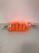 bellenblaas- 6 flesjes - van 30 ml per stuk - oranje