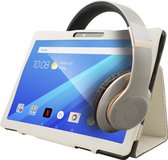 Point of View - 10" tablet/tablet 10 inch - 2GB+32GB - met WiFi/DUAL SIM/GPS/Bluetooth Android 10 Go Tablet met witte beschermhoes en grijze koptelefoon (geschikt voor Netflix en Disney+)