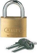 ABUS 60 gelijksluitend hangslot met 2 sleutels 60/40