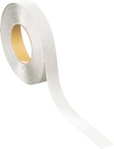 Anti slip tape, universeel, voor gladde oppervlakken breedte 25 mm Transparant