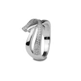 Silventi 943284031 Zilveren Ring -  Zirkonia - Maat 54 - Fantasie - Zilverkleurig