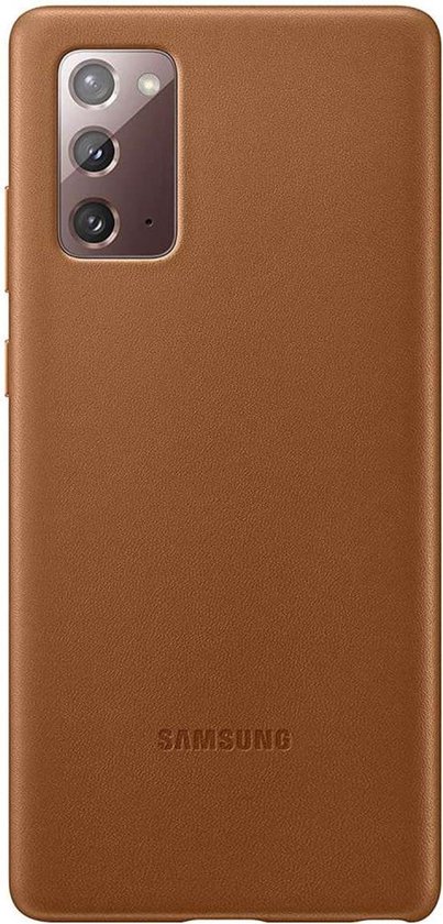 Samsung Leather Hoesje - Samsung Galaxy Note 20 - Bruin
