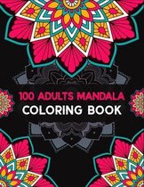 100 Adults Mandala coloring book
