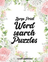 Large Print Wordsearch Puzzles