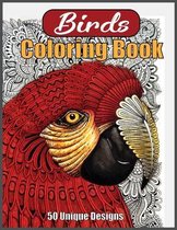 Birds Coloring Book 50 Unique designs
