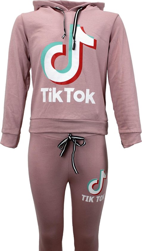 Tik Tok TikTok trainingspak reborn roze Meisjes Roze - Maat 134/140 |  bol.com