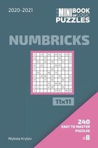 The Mini Book Of Logic Puzzles 2020-2021. Numbricks 11x11 - 240 Easy To Master Puzzles. #8