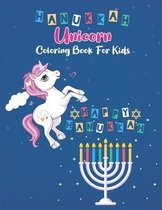 Hanukkah Unicorn Coloring Book For Kids