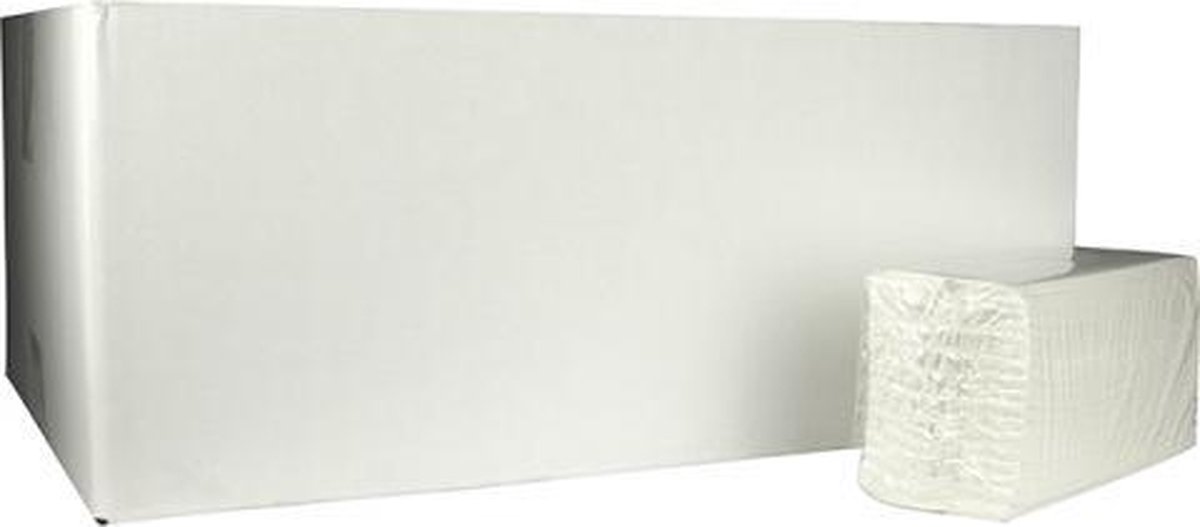 Papieren Handdoekjes | 3200 st. | 2 lgs. | 21 x 24 cm | Hygiëne papier