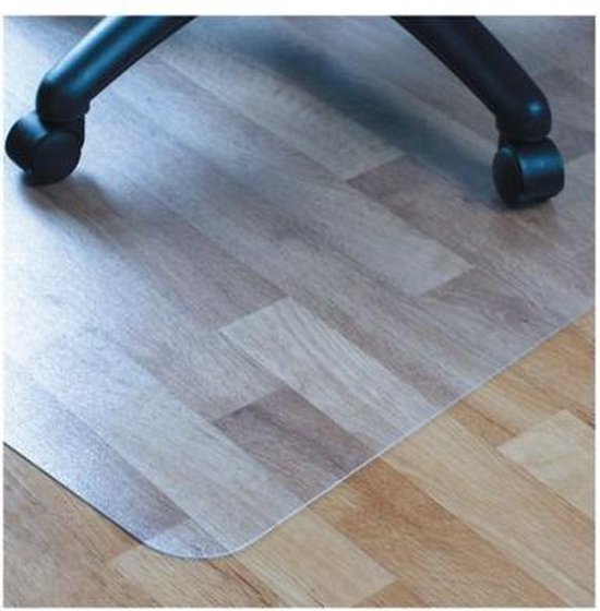 Cleartex® pvc vloermat voor harde vloer, 120 x 150 cm, transparant | bol.com