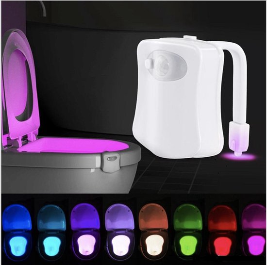 rand breuk Uitbeelding Toiletpotverlichting · Toiletpot · Verlichting · LED · WC · Toilet lamp ·  Nachtlamp... | bol.com