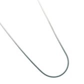 Slangenketting staal 45cm 1.3mm