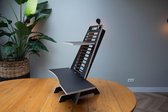 Standup Zwart (gladde laag) - solide sta bureau/standing desk voor een gezondere werkhouding