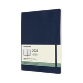 Moleskine 12 Maanden Agenda - 2022 - Wekelijks - Extra Large - Softcover - Saffier Blauw