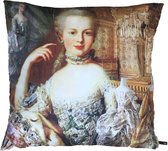 MA-FEELING Sierkussen Marie-Antoinette (Multi, 70x70 cm) - Fluweel - Uniek cadeau - Handgemaakt - Duurzaam