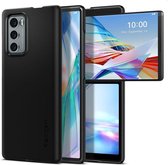 Spigen - LG Wing Hoesje - Back Case Thin Fit Zwart