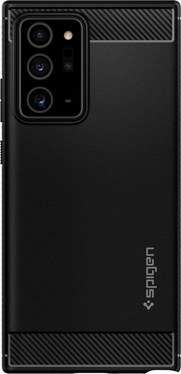Spigen Rugged Armor Samsung Galaxy Note 20 Ultra Hoesje Zwart