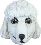 Partychimp Franse Poedel Hond Volledig Hoofd Masker Halloween voor bij Halloween Kostuum Volwassenen Carnaval - Latex - One size