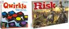 Afbeelding van het spelletje Spellenbundel - Bordspel - 2 Stuks - Qwirkle - Bordspel & Hasbro Risk