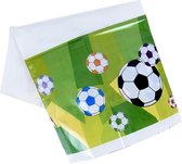 Tafelkleed Voetbal Junior 132 X 220 Cm Groen/wit