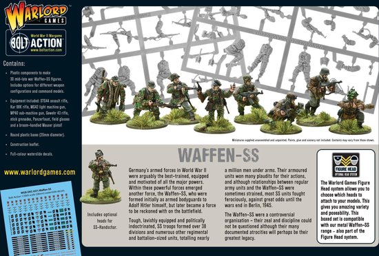 Thumbnail van een extra afbeelding van het spel Bolt Action: Waffen-SS (plastic)