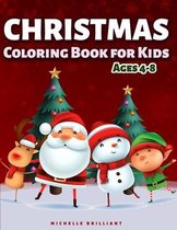 Christmas Coloring Book for Kids Ages 4-8