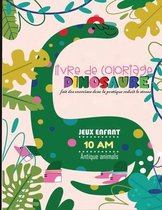 livre de coloriage dinosaure