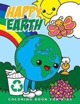 Happy Earth Coloring Book for Kids