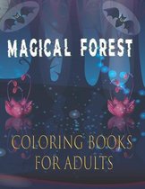 magical forest coloring books for adults