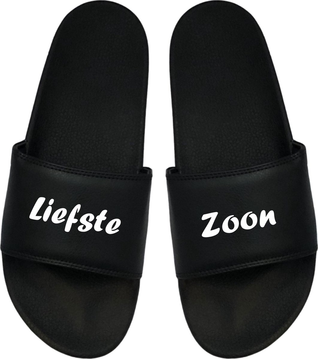 Cadeau Sint - Cadeau Kerst - Cadeau Zoon - Liefste Zoon - Cadeau Badslippers - Badslippers Zoon 46