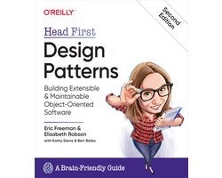 Omslag van Head First Design Patterns A BrainFriendly Guide Building Extensible and Maintainable ObjectOriented Software