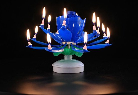 Verjaardagkaarsjes - Blauw - 14 Kaarsen - Versiering – Geboorte - Huwelijk  – Feest –... | bol.com