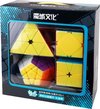 Afbeelding van het spelletje Speed Cube Set – Pyraminx, Megaminx, Skewb, Square-1 – MoYu Puzzel Kubus